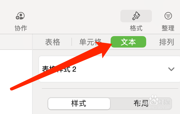 Mac版Numbers如何设置字体样式
