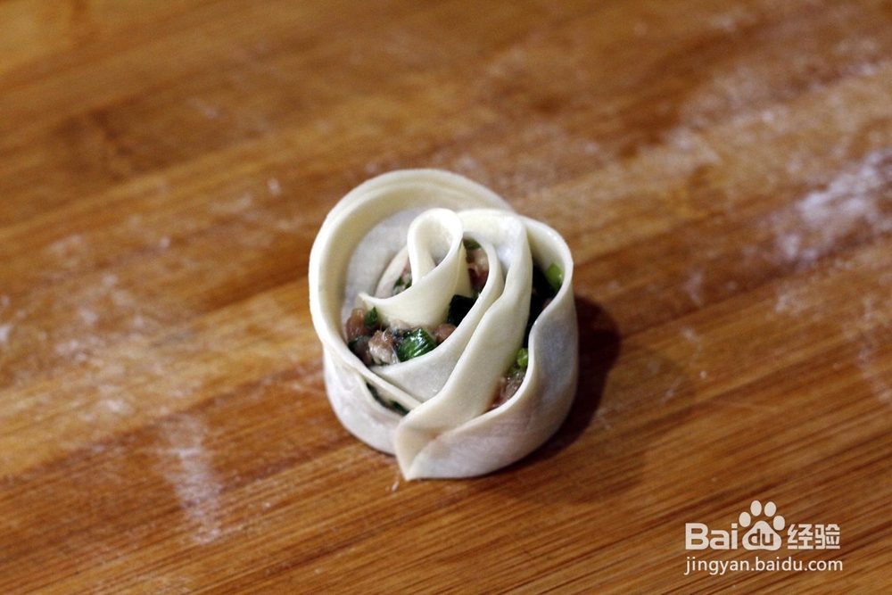 姐姐为我做的玫瑰花饺子