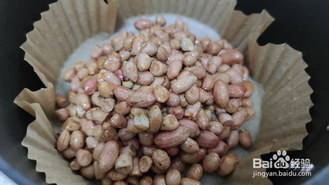 蚝油包菜花生米