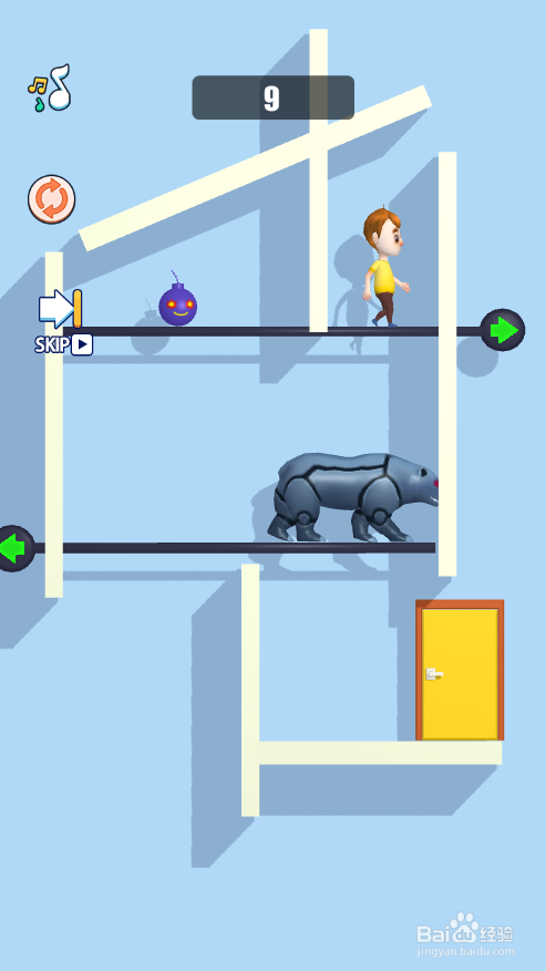 Man On The Edge的Level 9怎样通关？