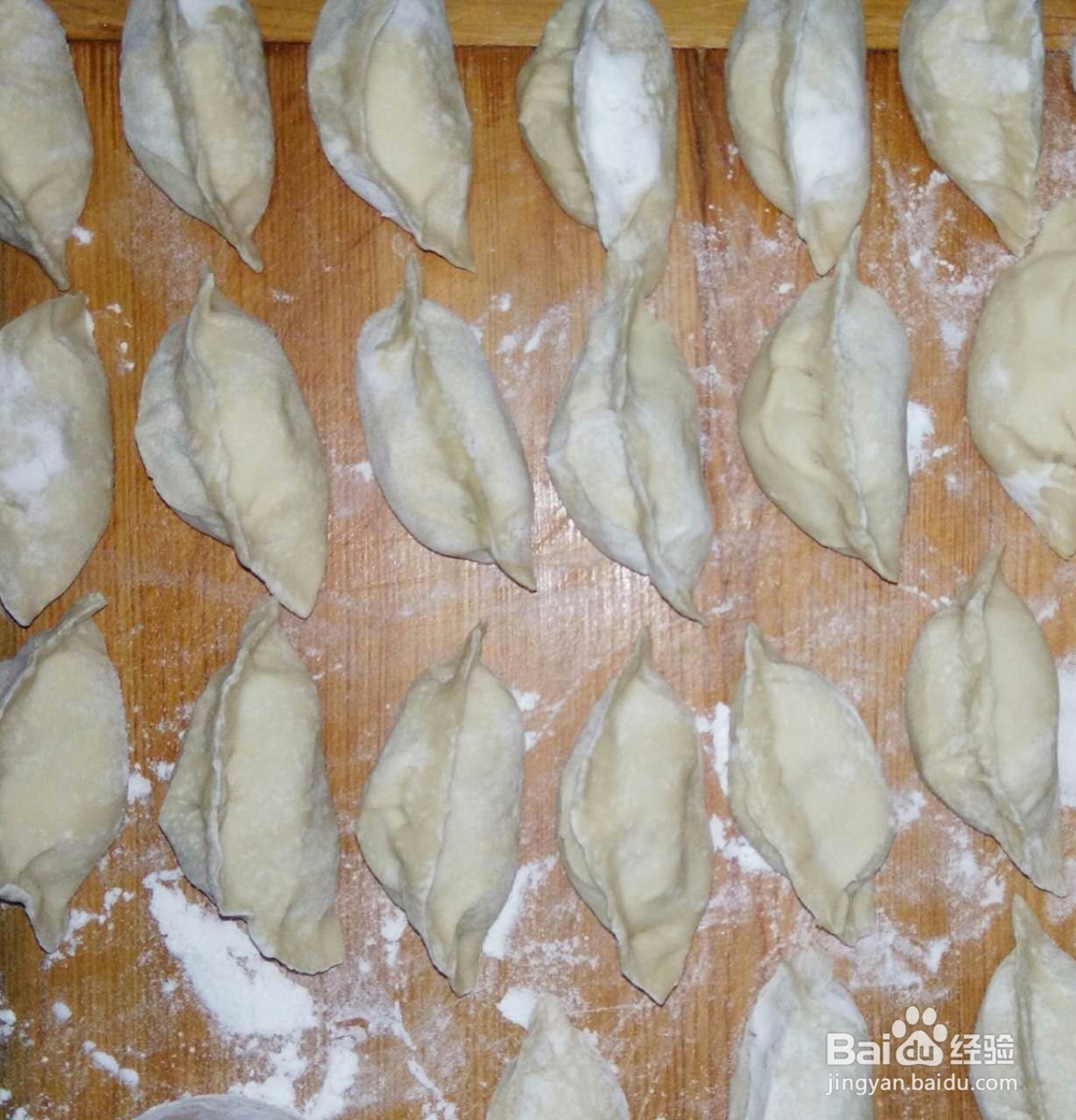 白菜猪肉馅饺子的制作方法