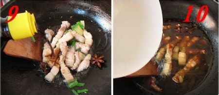 五花肉海带烧豆腐丸子家常做法图解