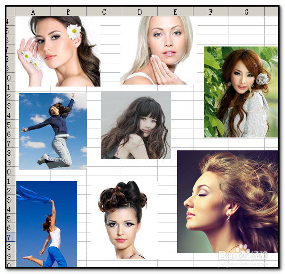 excel2003工作表如何批量一次性选中所有图片？