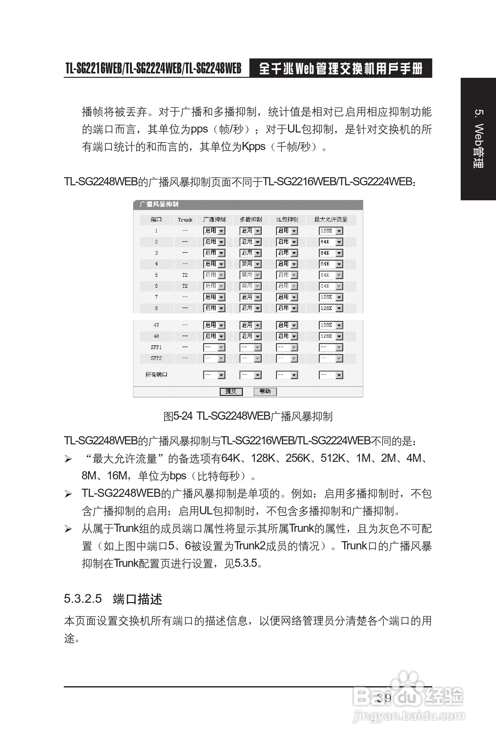 TP-LINK TL-SG2216WEB交换机用户手册:[5]
