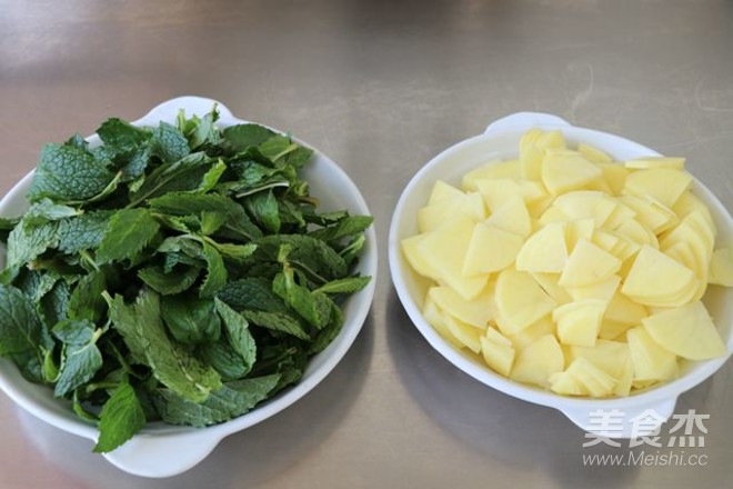 柠檬薄荷土豆浓汤