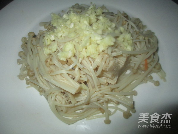 葱油金针菇的做法