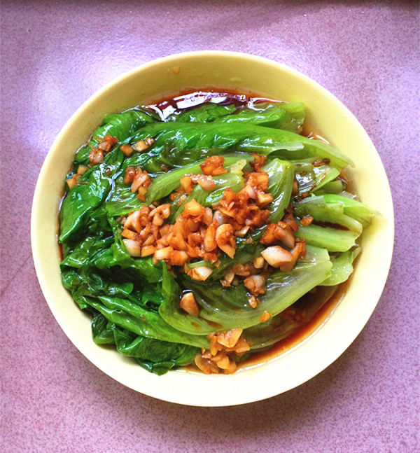 蒜蓉蚝汁生菜