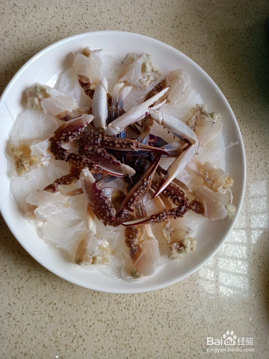 姐姐为我做的蒜蓉粉丝梭子蟹