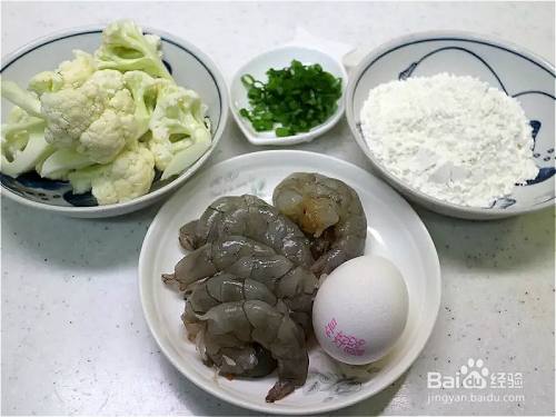 怎样做出家常菜系列之花菜虾仁煎饼