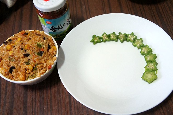 香菇小酱炒米饭