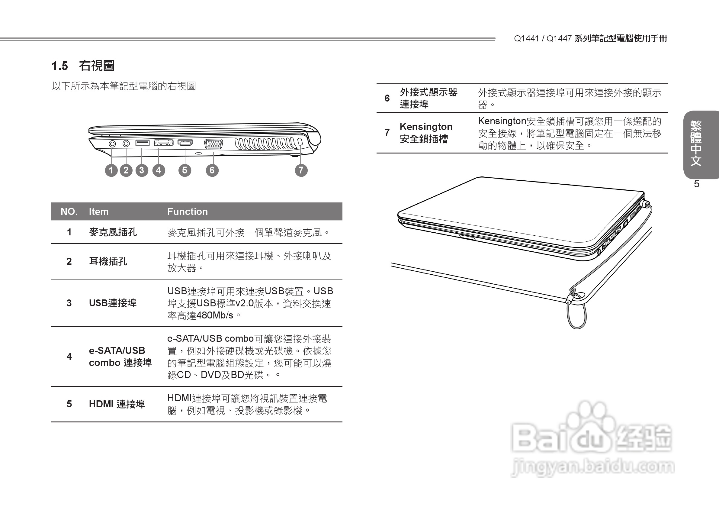 技嘉Q1447笔记本电脑使用说明书:[2]