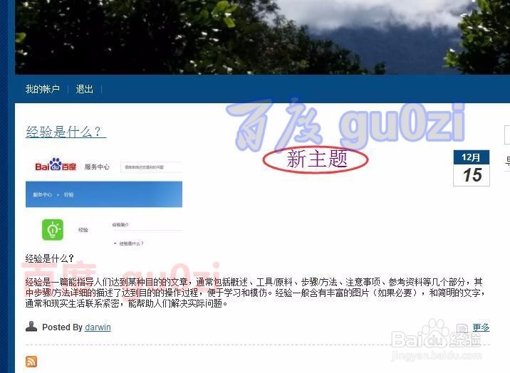 Drupal网站安装主题方法
