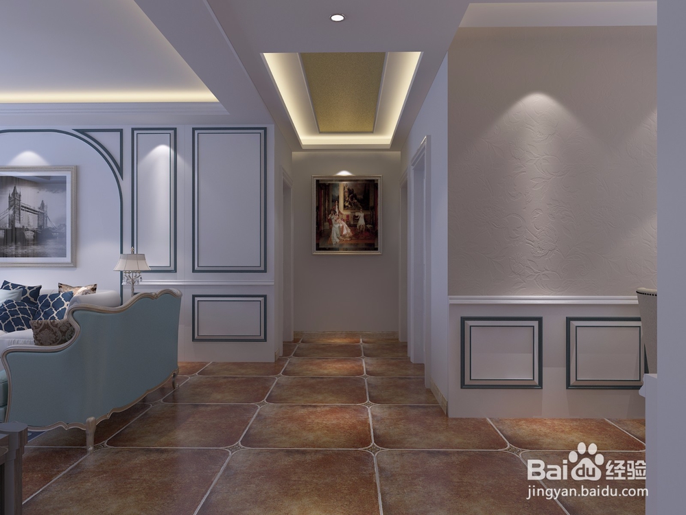 如何用PS处理3D效果图。初级