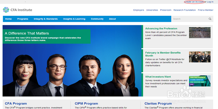 CFA注册流程详解