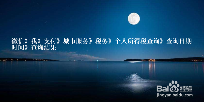 2017个人所得税如何查询