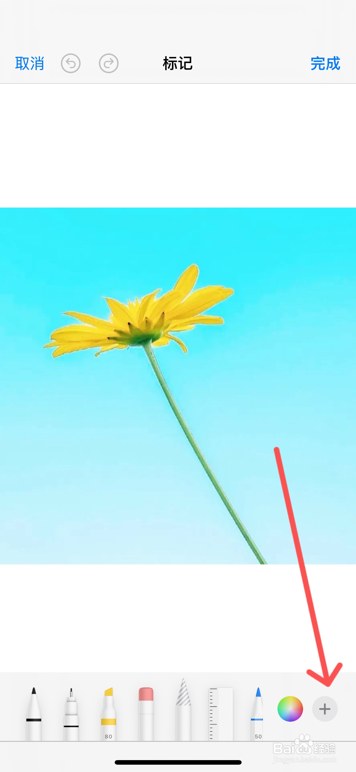 苹果怎么在图片上写字