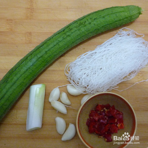 蒜蓉丝瓜粉丝的做法