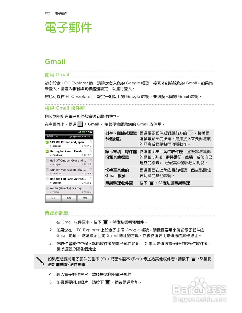 多普达HTC Explorer A310e手机使用说明书:[11]