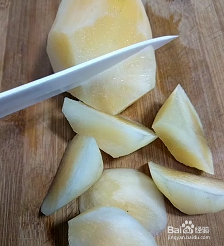 拔丝雪莲的制作方法