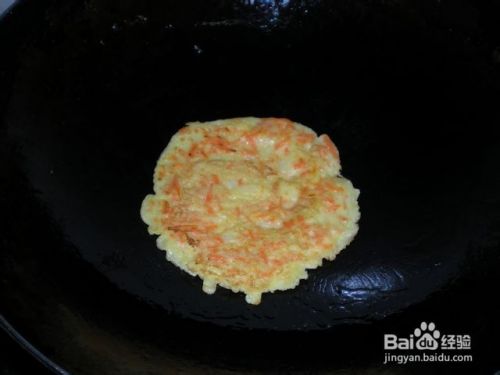 怎么做柔软的胡萝卜鸡蛋饼