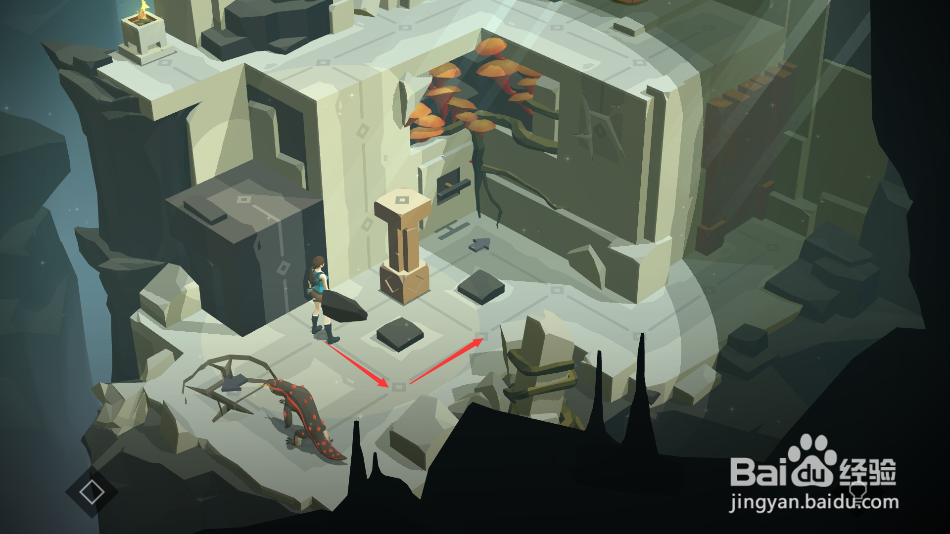 古墓丽影传说迷踪第五章第1紧闭之门关攻略