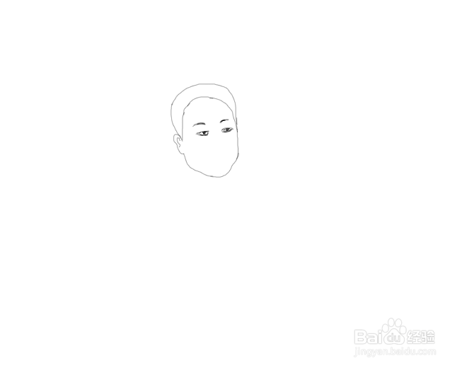 杨利伟简笔画如何画