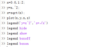 【MATLAB】绘图技巧(3)——图例标注函数legend