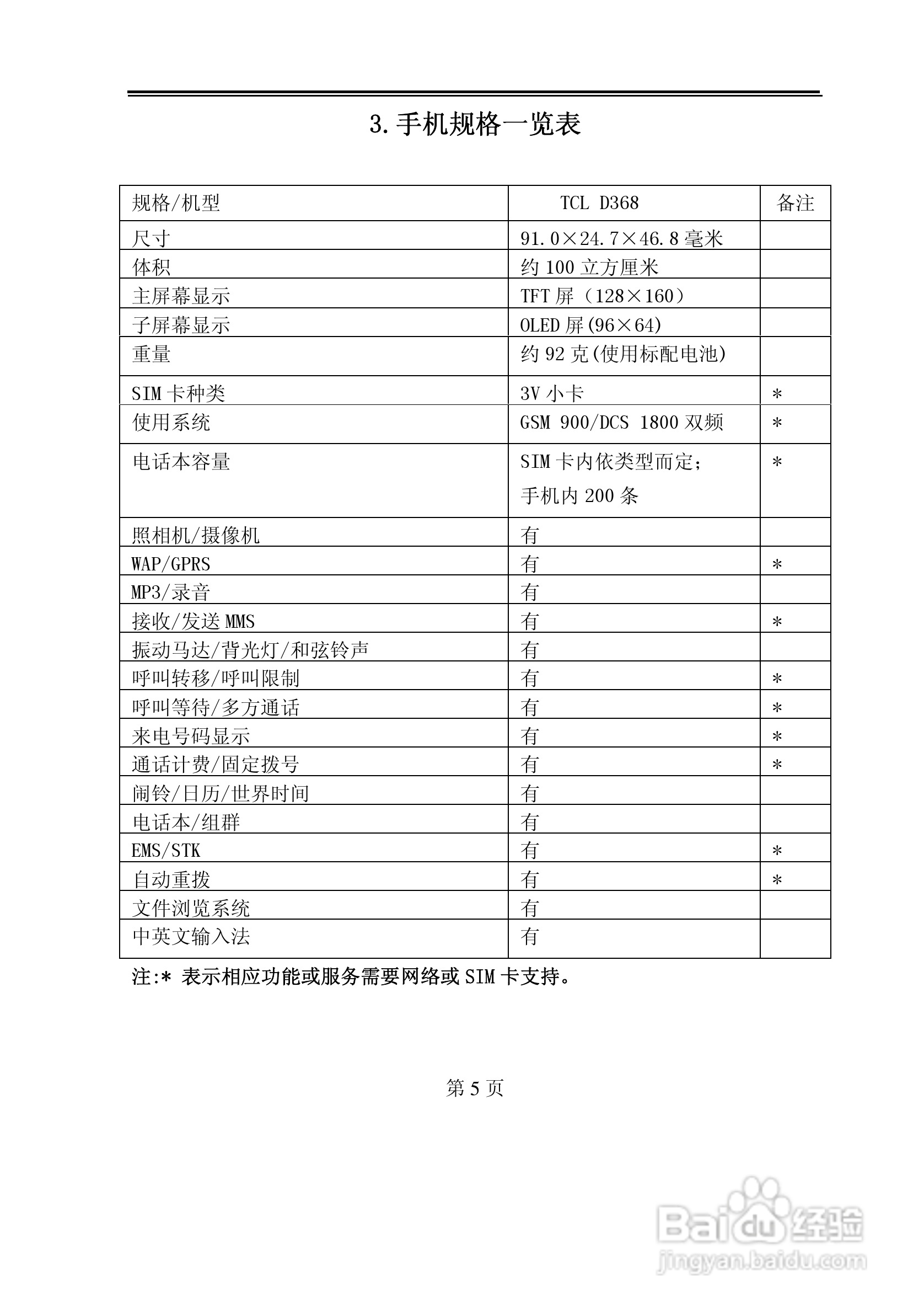 TCL D368手机使用说明书:[1]