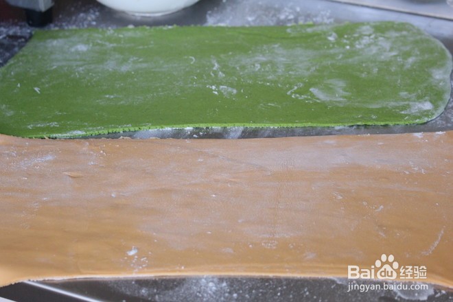 胡萝卜菠菜双色发糕的做法