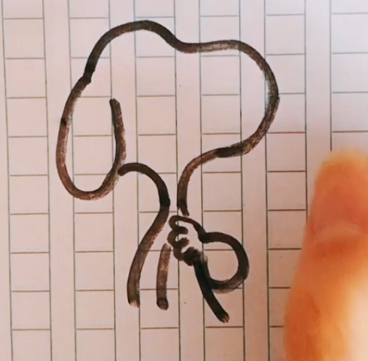 教大家画史努比简笔画