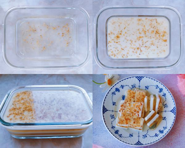 椰汁水晶桂花糕