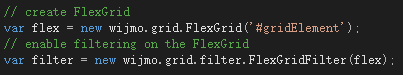 Wijmo5 FlexGrid教程(10)- Excel样式过滤功能
