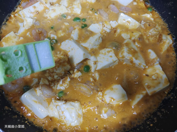 虾仁蟹黄烩豆腐