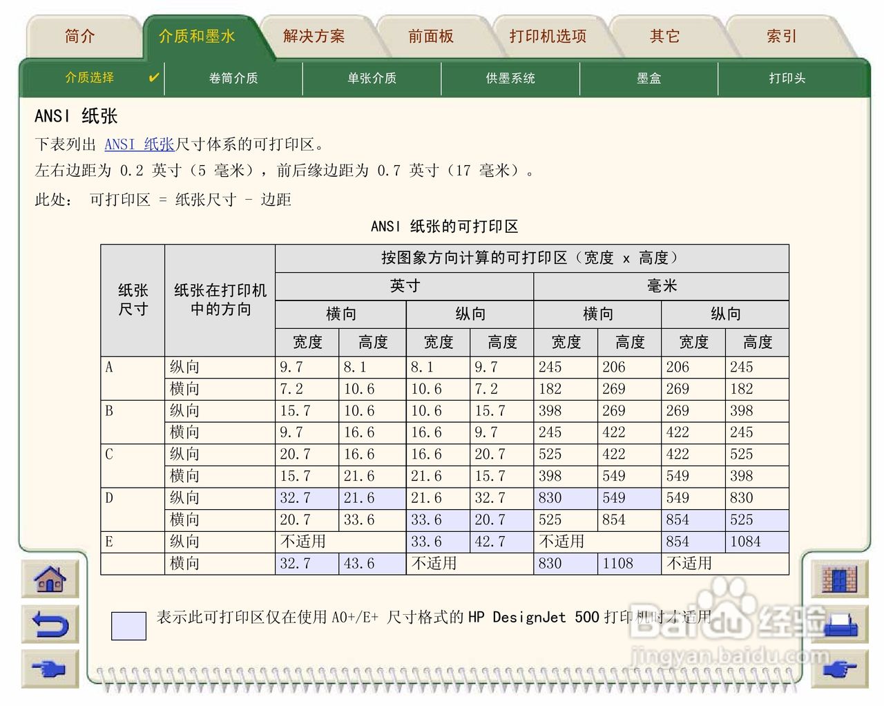 惠普Designjet 500打印机使用说明书:[4]