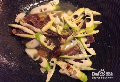 火腿炒春笋是怎么炒的家常做法教程图解