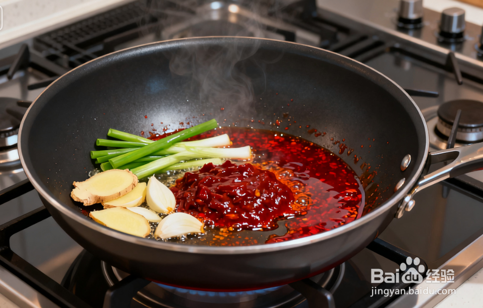 水煮肉片的家常教程：肉片滑嫩，汤底麻辣够味