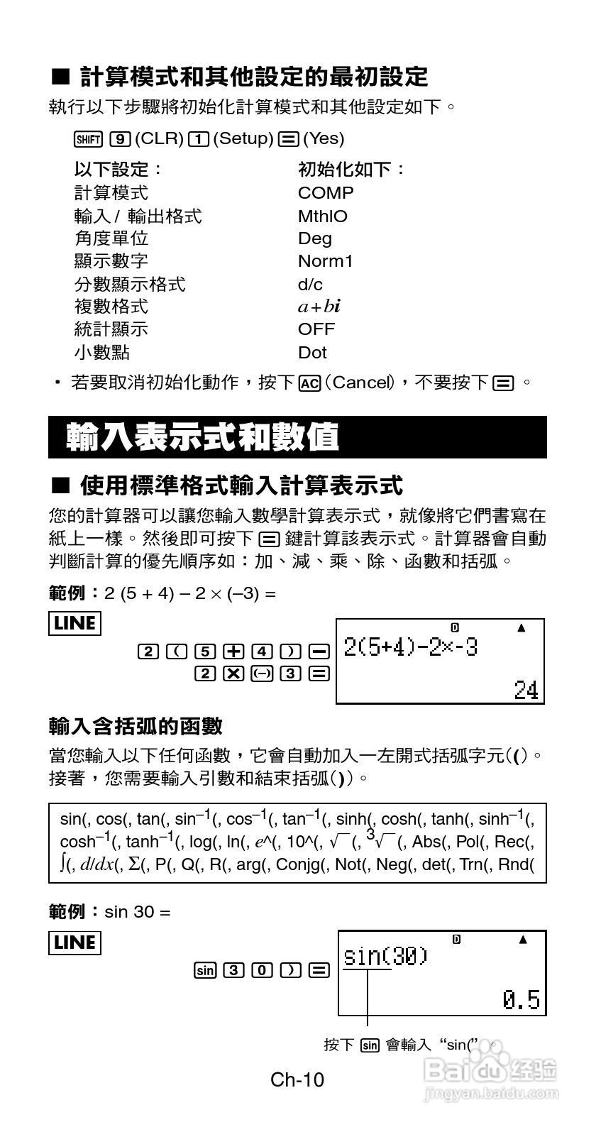 Casio FX-570ES型科学计算器说明书:[2]