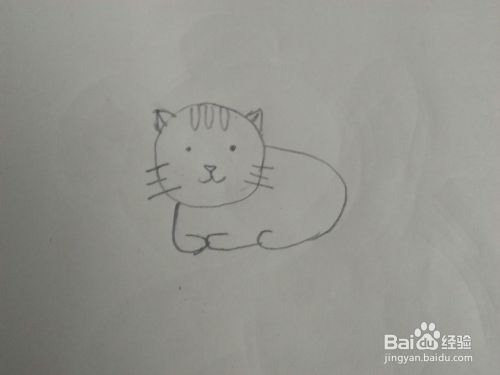 怎么画可爱小猫咪