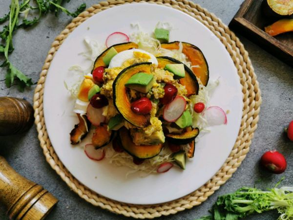 蔓越莓南瓜沙拉