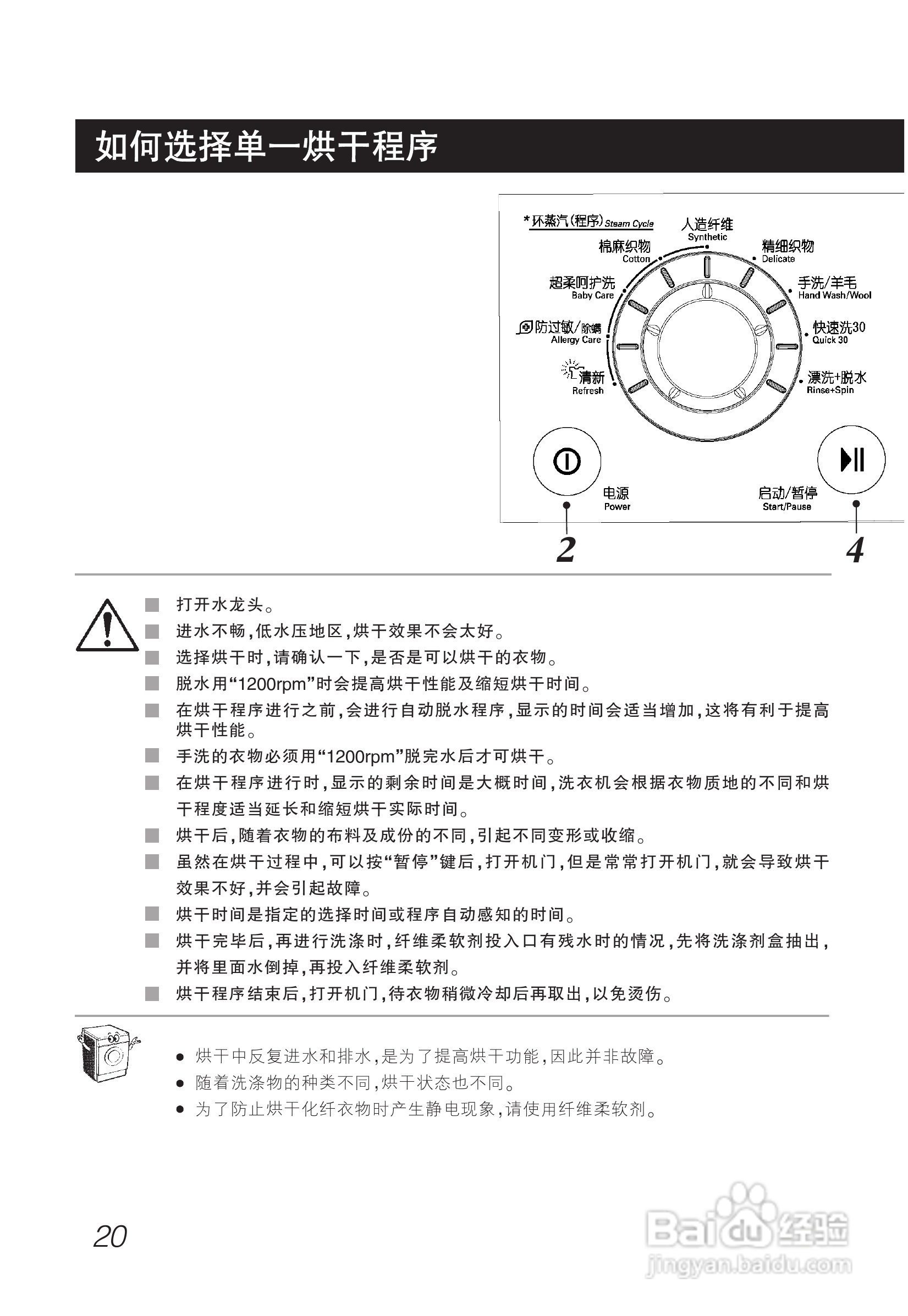LG WD-A1221AD洗衣机使用说明书:[2]