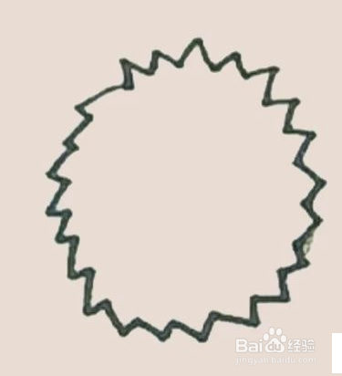 教你画榴莲的简笔画