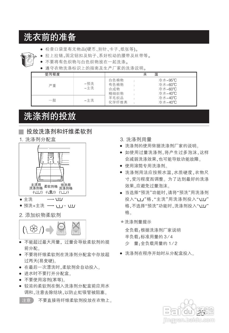 LG WD-C1222ED洗衣机使用说明书:[3]