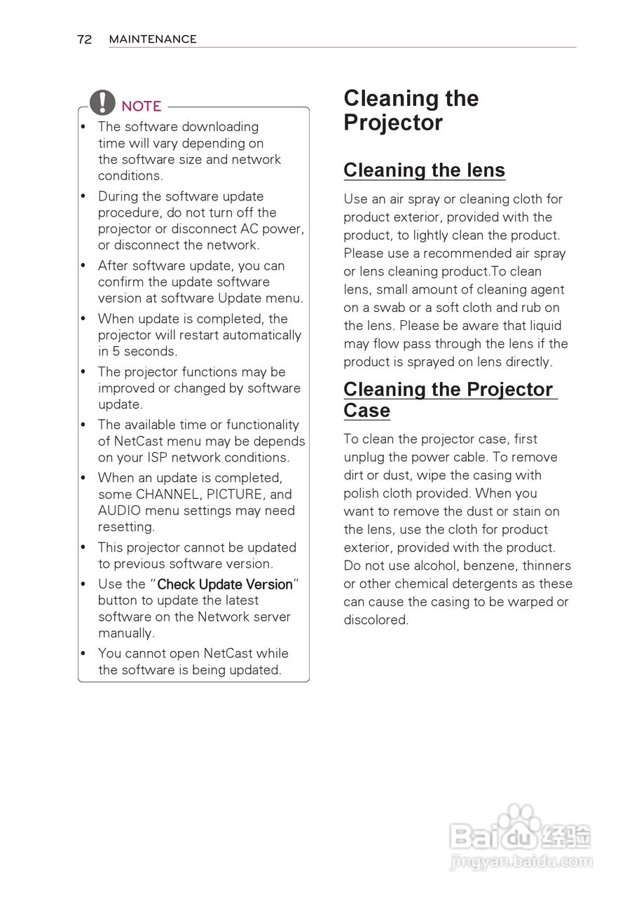 LG HW300T投影机使用说明书:[8]