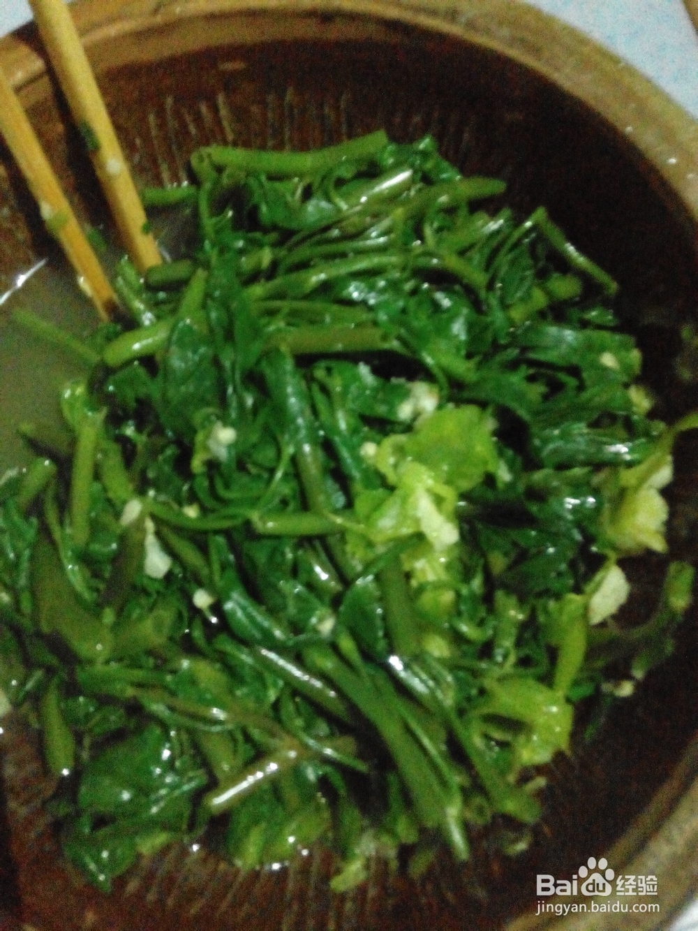 蒜蓉热拌空心菜