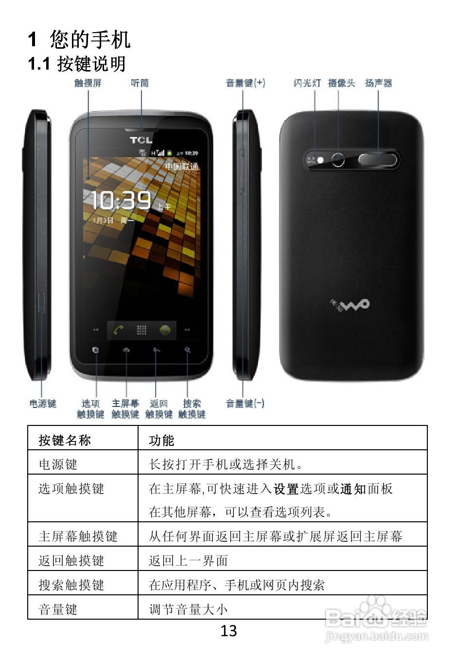 TCL W989手机使用说明书:[2]