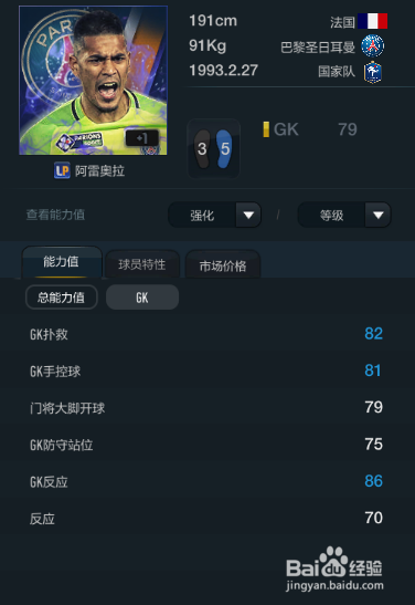 FIFA OL3比利亚雷亚尔球员推荐(主力阵容上篇)