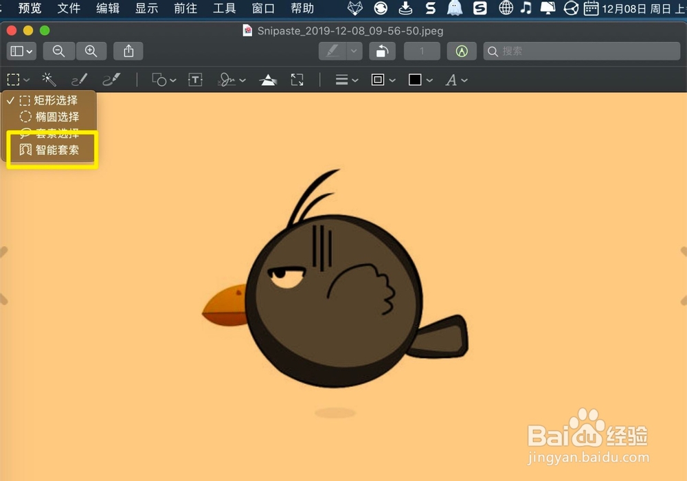 MacBook预览智能套索功能怎么使用