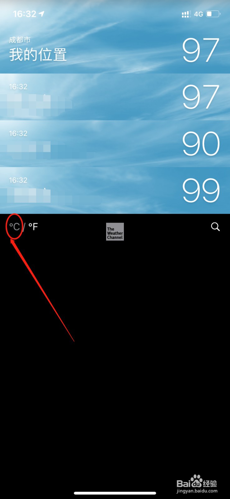 为啥苹果手机天气显示80多度