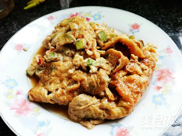 茄子煎蛋的做法