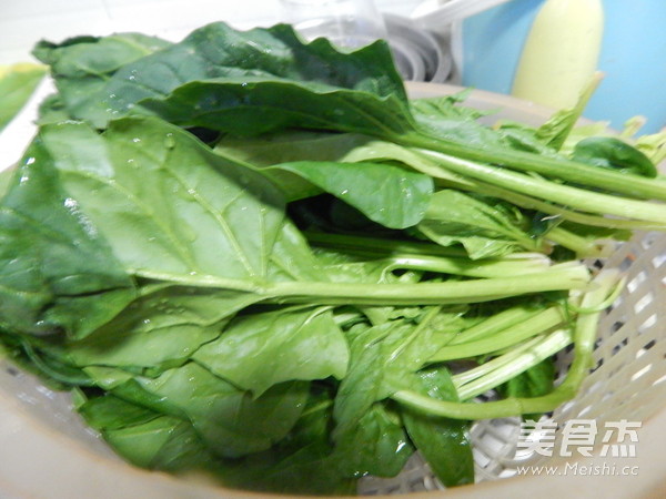 菠菜凉拌豆丝